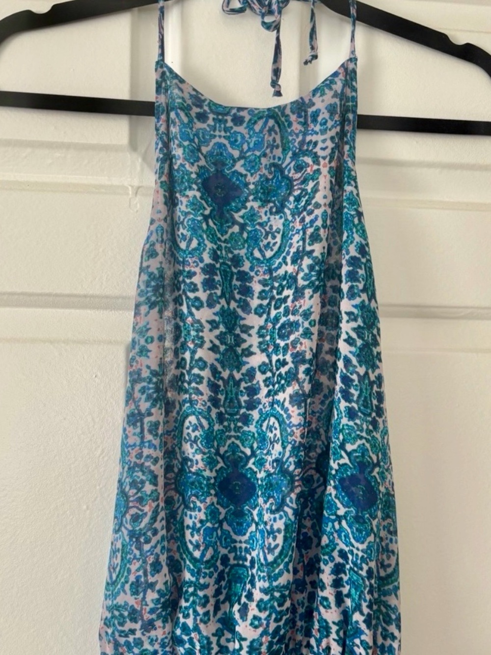 Show Me Your Mumu Paisley Patterned Women's Halter Maxi Sundress
